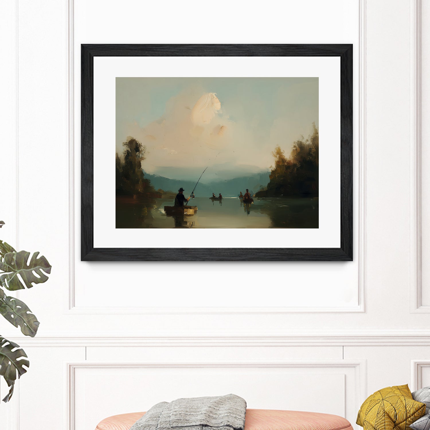 Twilight Catch I by Paula Freeman on GIANT ART - sports fishing