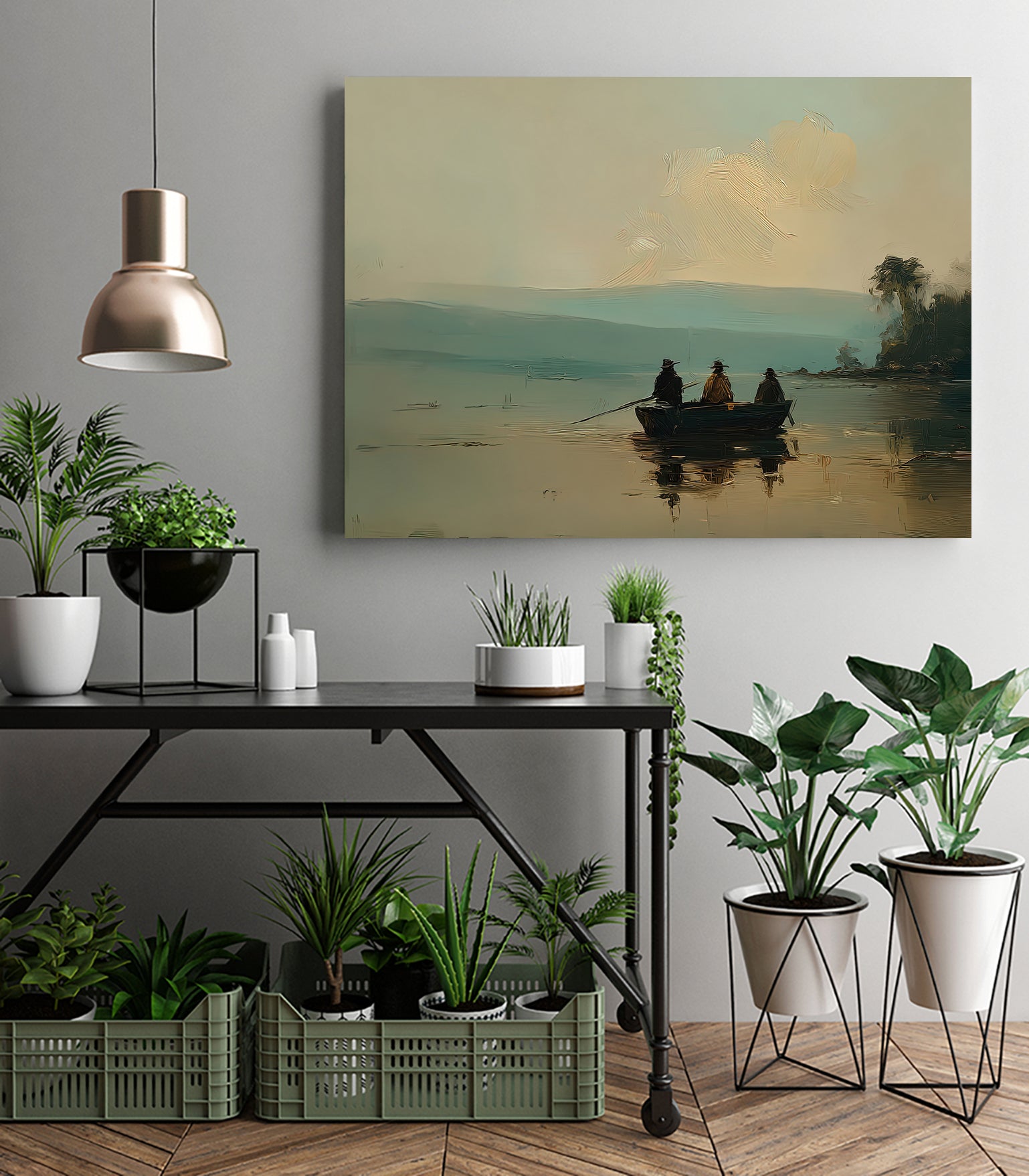 Twilight Catch II by Paula Freeman on GIANT ART - sports fishing