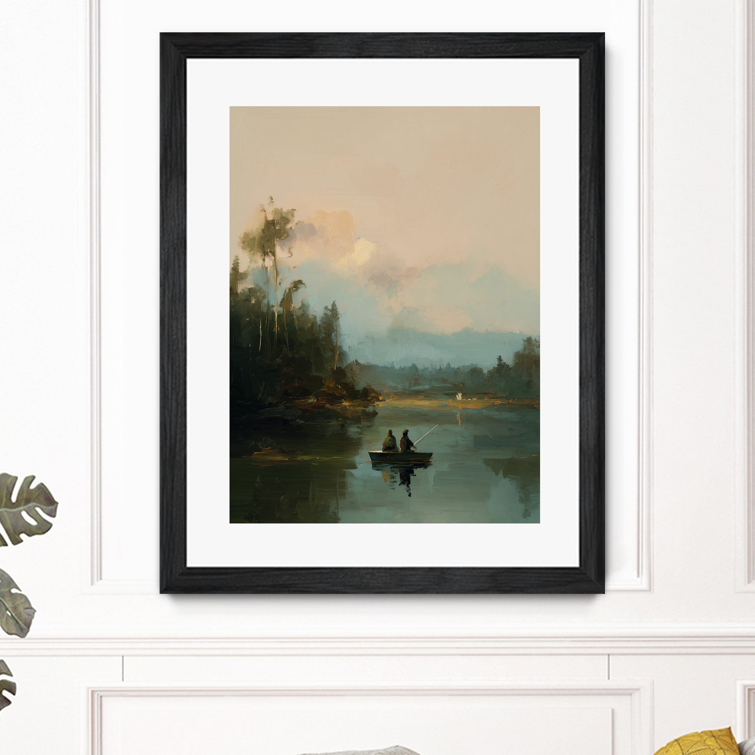 On The Lake I by Paula Freeman on GIANT ART - landscapes seascapes lakes rivers