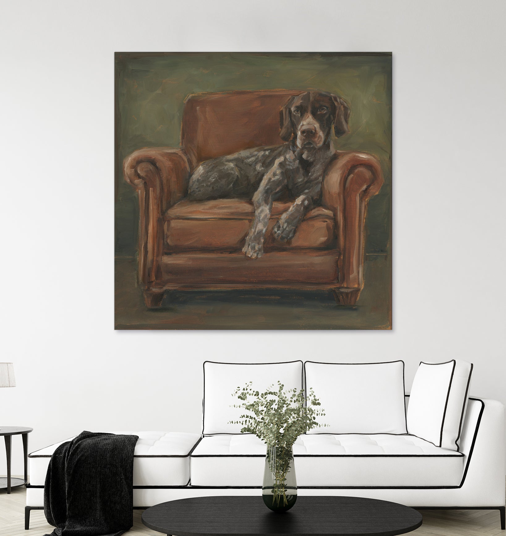 Hunting Lounge I by Ethan Harper on GIANT ART - animals nature pets