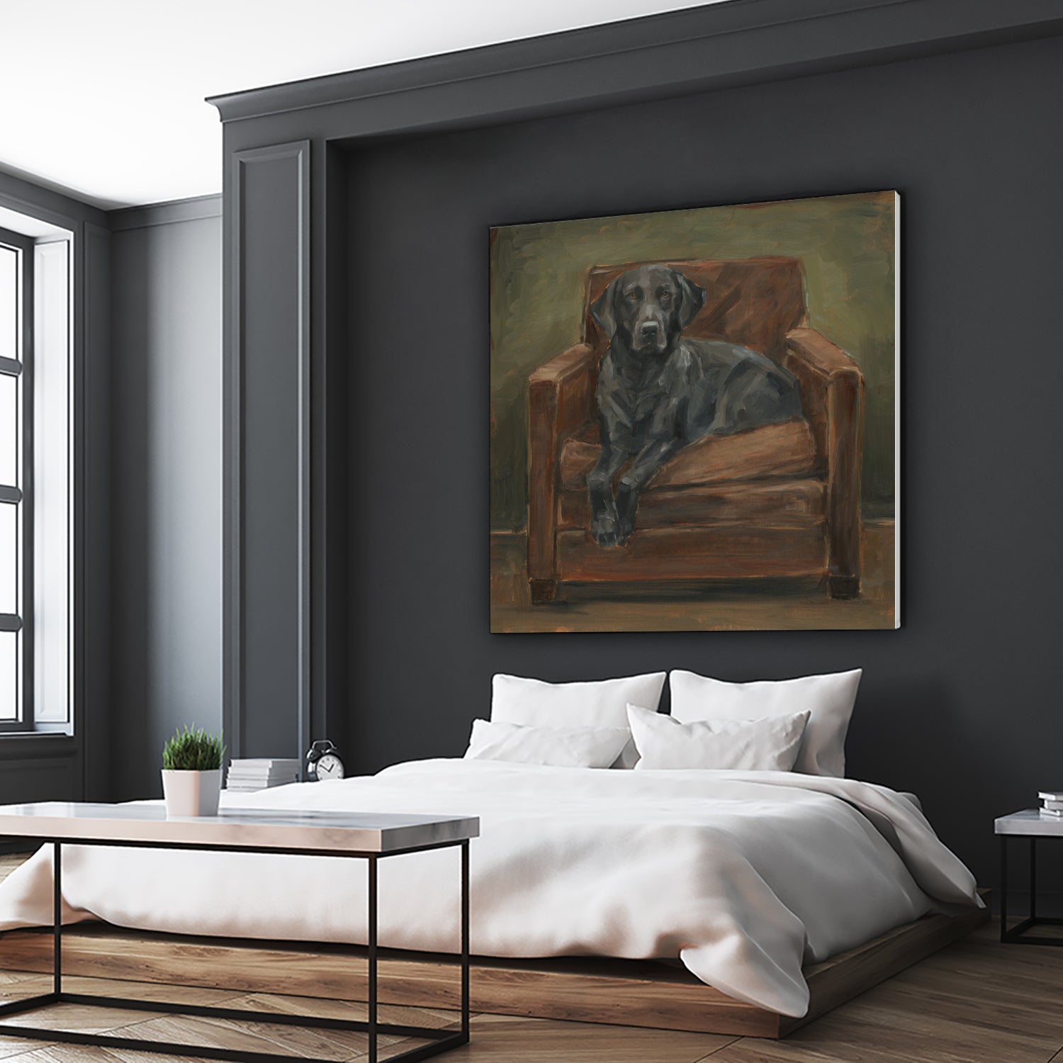 Hunting Lounge II by Ethan Harper on GIANT ART - animals nature pets