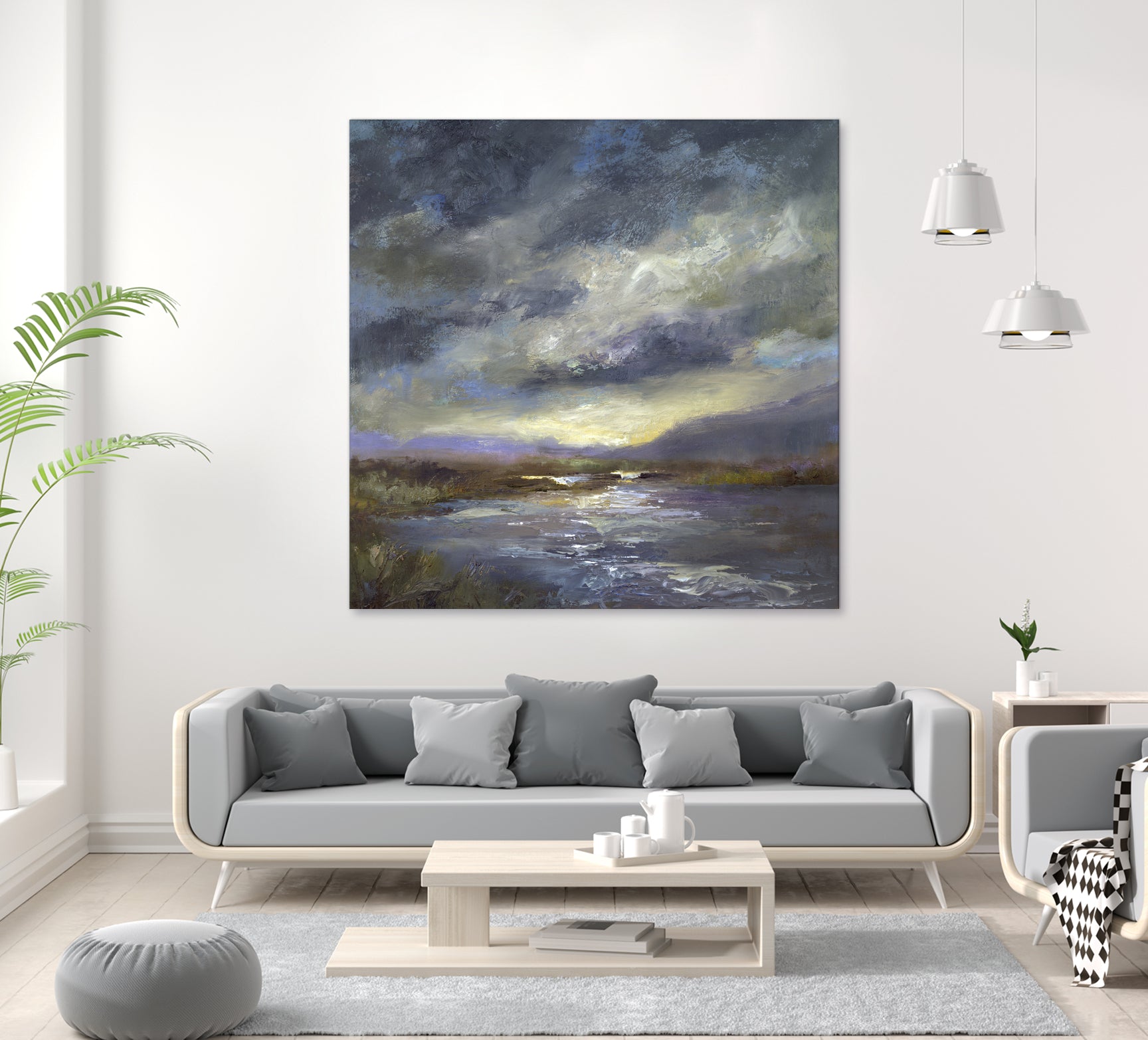Flood by Sheila Finch on GIANT ART - landscapes seascapes seascapes