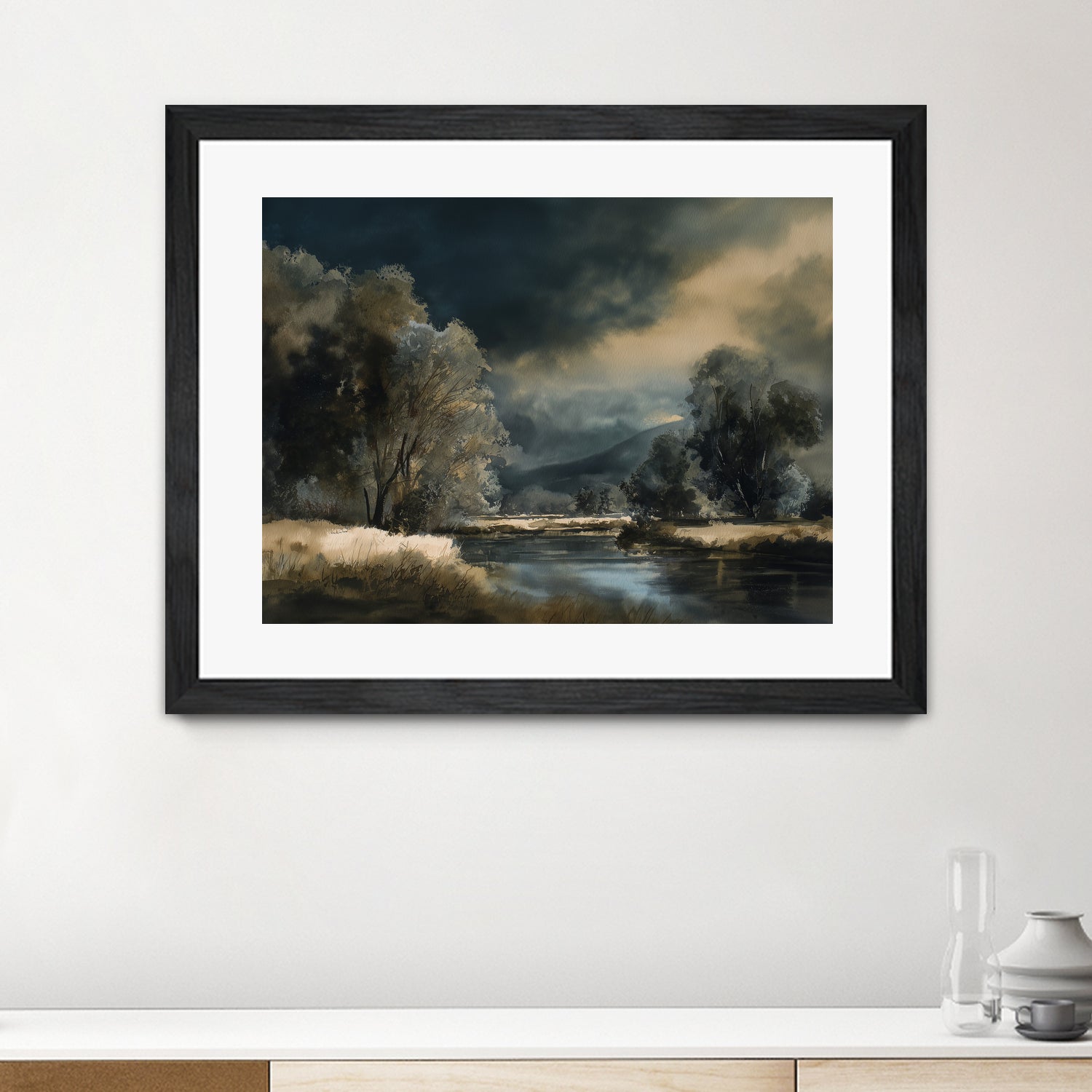 Dark Horizon I by Paula Freeman on GIANT ART - landscapes seascapes countryside