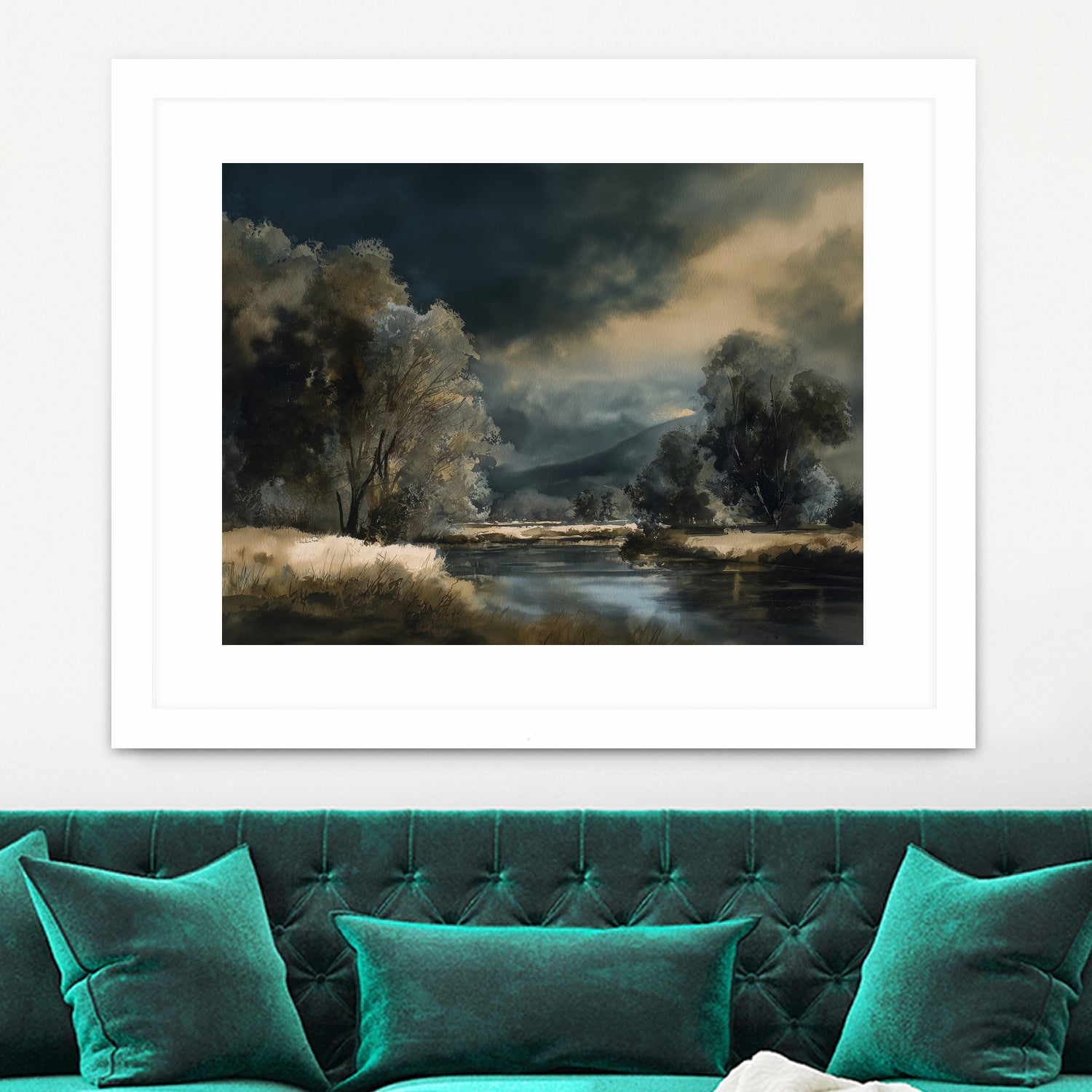 Dark Horizon I by Paula Freeman on GIANT ART - landscapes seascapes countryside