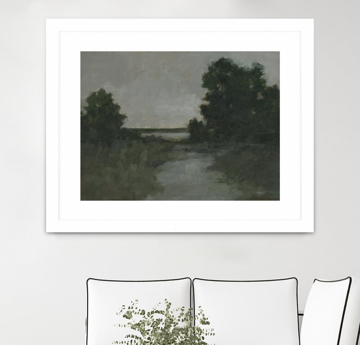 Moody Marsh II by Ethan Harper on GIANT ART - landscapes seascapes countryside