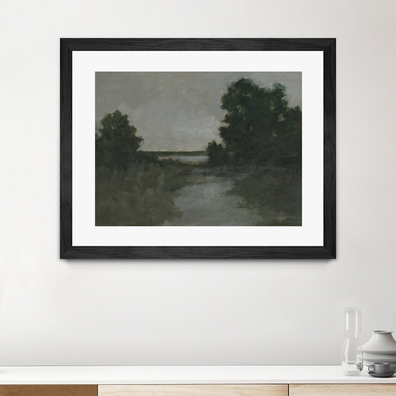 Moody Marsh II by Ethan Harper on GIANT ART - landscapes seascapes countryside