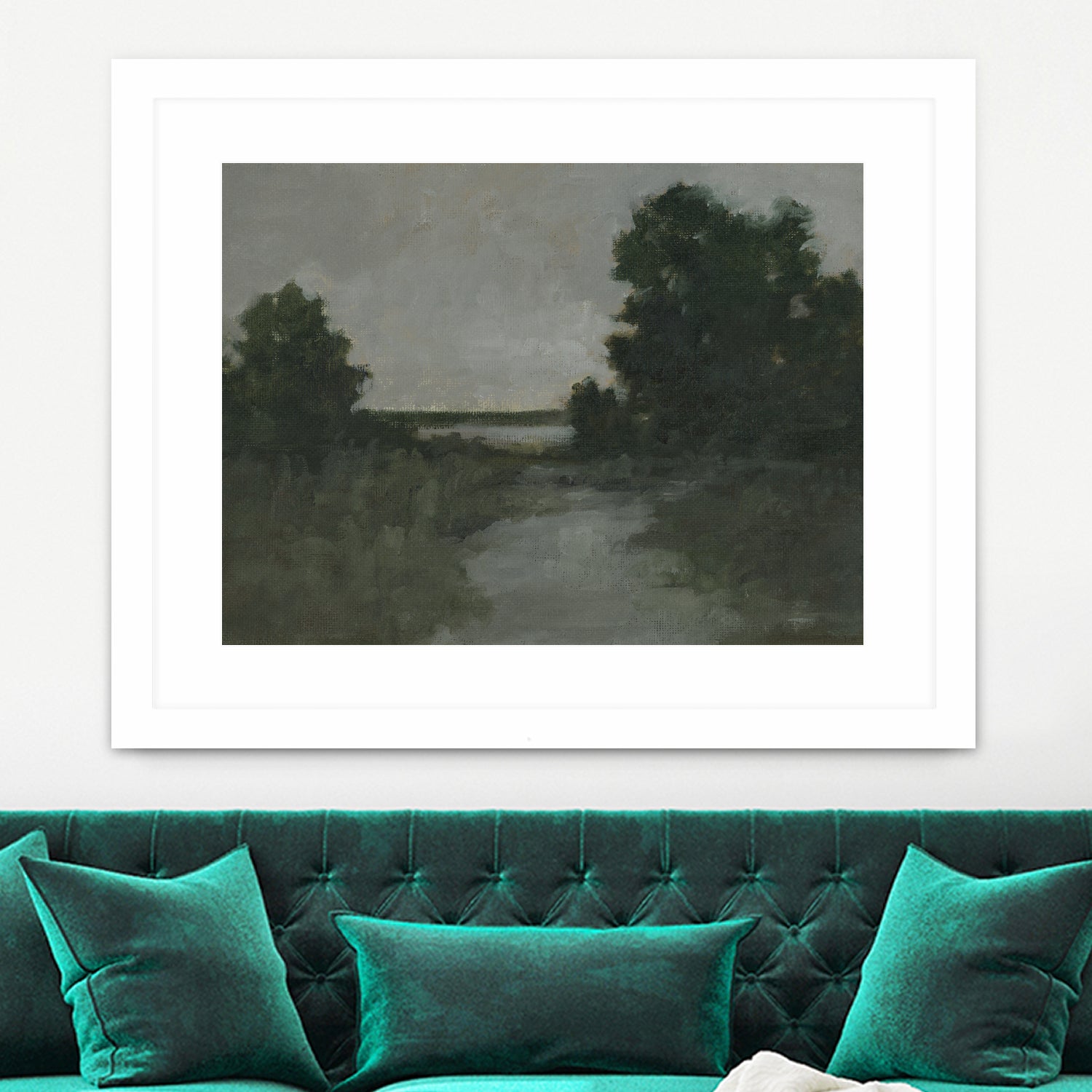 Moody Marsh II by Ethan Harper on GIANT ART - landscapes seascapes countryside