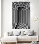Hidden door by Divin Creador on GIANT ART - white black & white