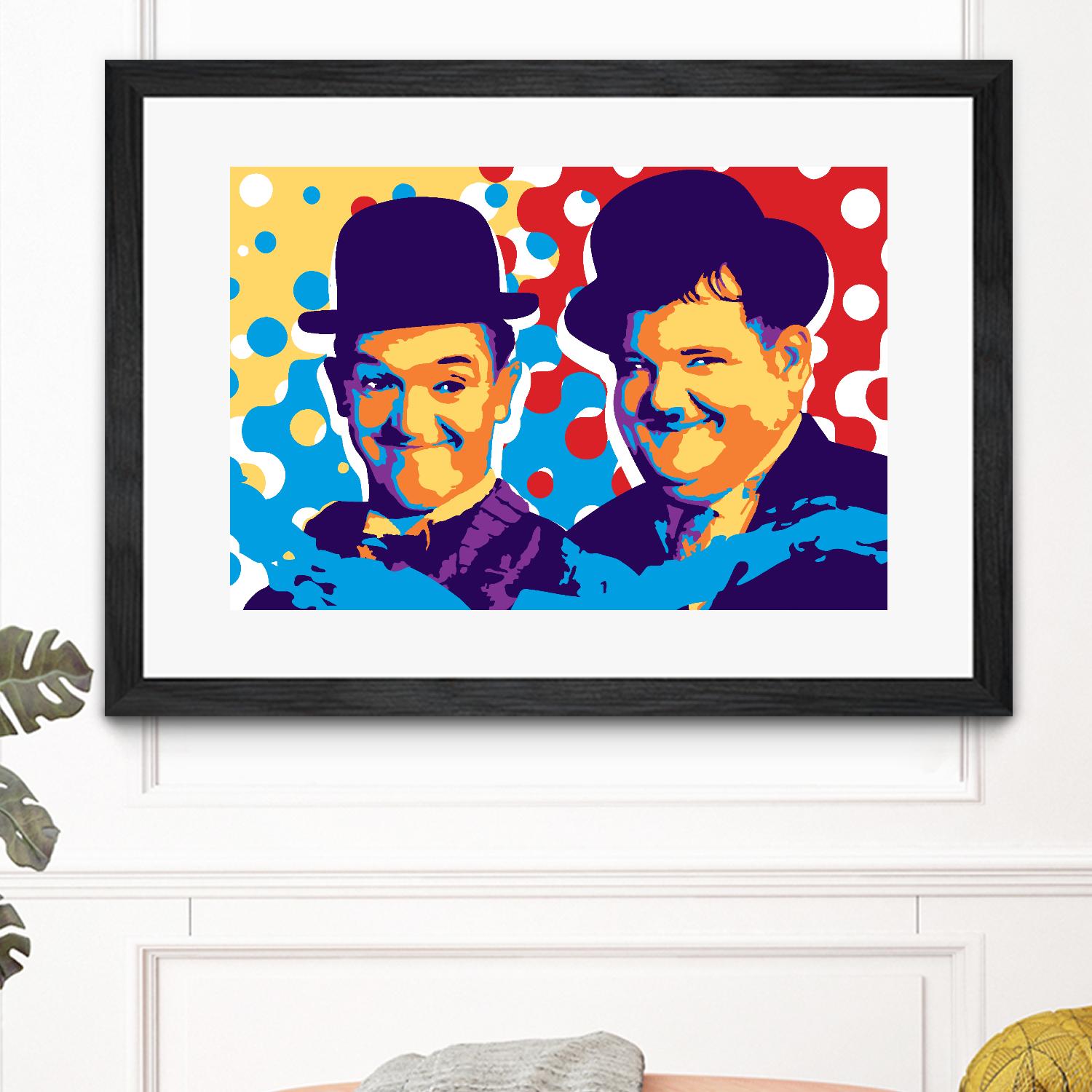 L&H by Ray Lengelé on GIANT ART - blue street art movies