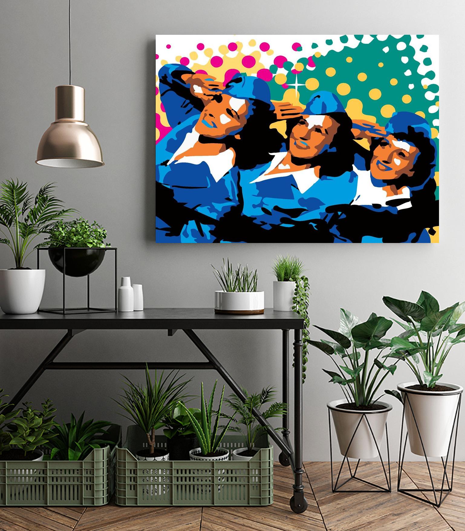 Sisters by Ray Lengelé on GIANT ART - green pop art - alternative