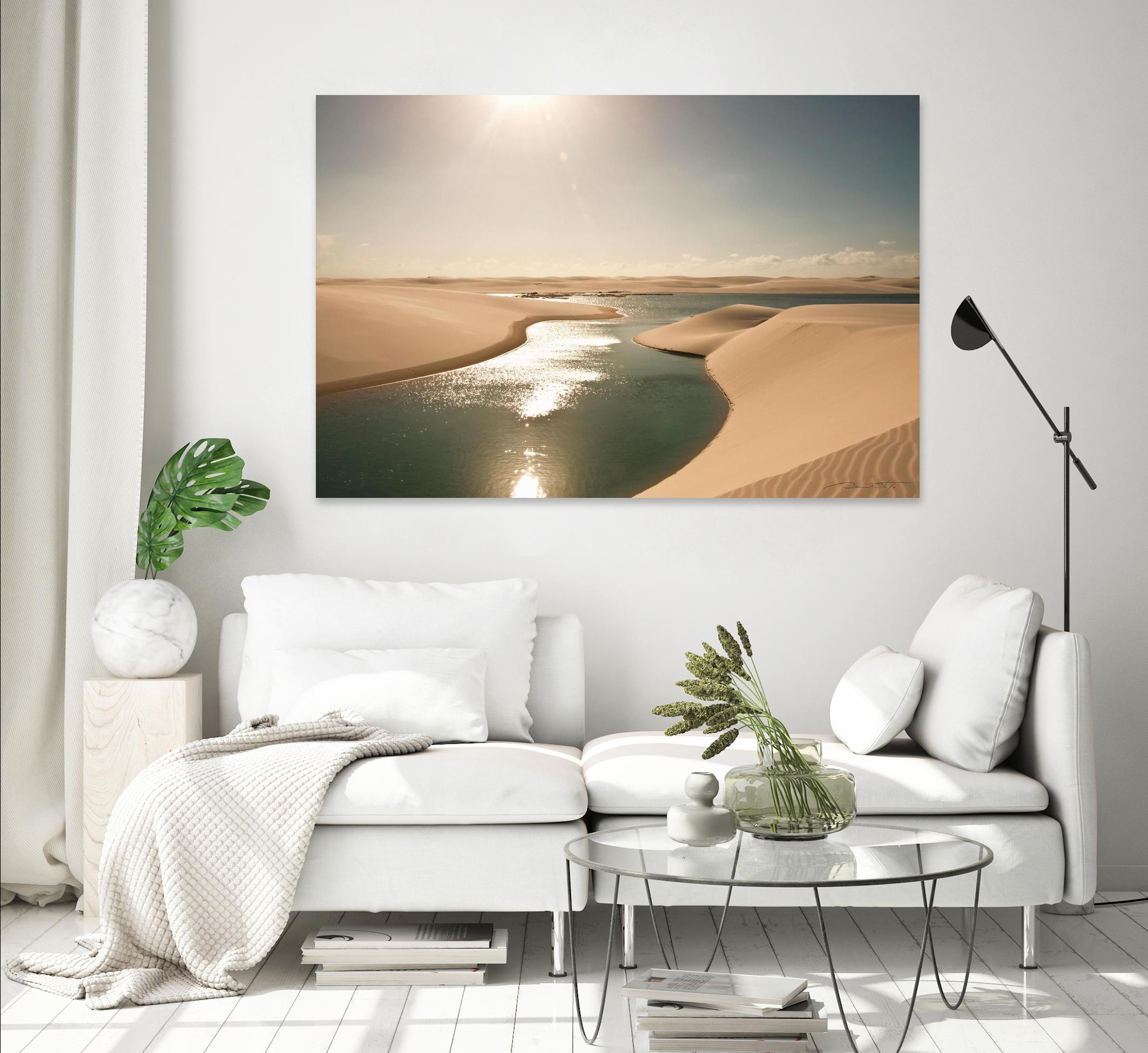 Soft Sunset by Daniel Stanford on GIANT ART - beige landscape sand