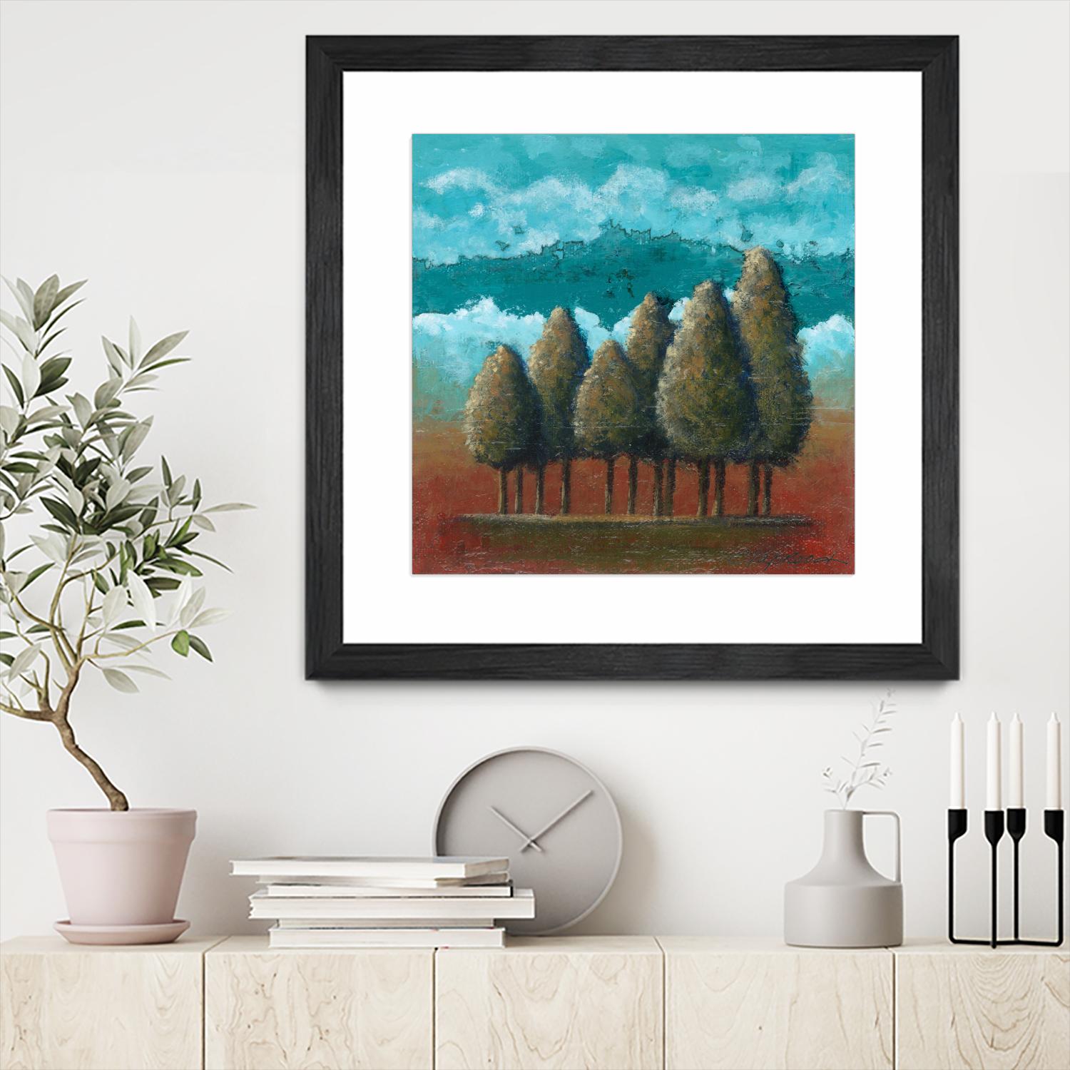 18 juillet 2014 by Marie Claprood on GIANT ART - blue trees