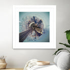 City Center I by Jean-François Dupuis on GIANT ART - blue city scene buildings