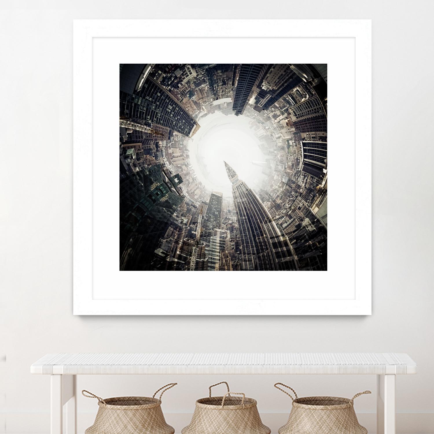 City Center II by Jean-François Dupuis on GIANT ART - white city scene ville