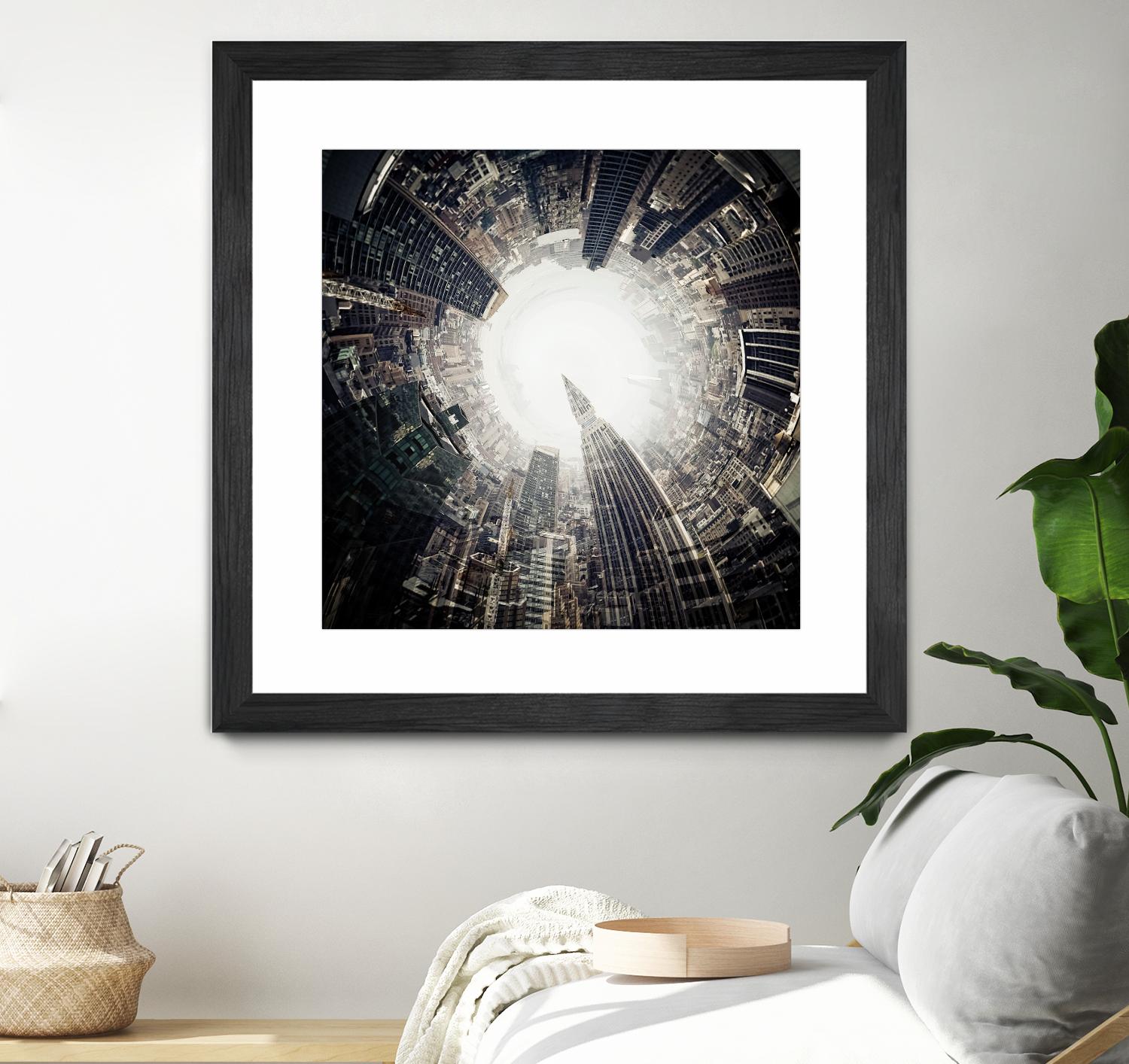 City Center II by Jean-François Dupuis on GIANT ART - white city scene ville