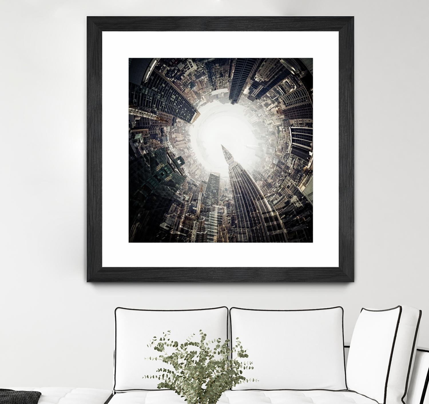 City Center II by Jean-François Dupuis on GIANT ART - white city scene ville