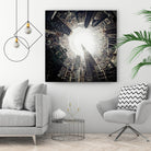 City Center II by Jean-François Dupuis on GIANT ART - white city scene ville