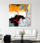 Les liens by Carole St-Germain on GIANT ART - black abstract
