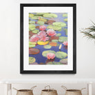 Passion in Pink by Ron Simpkins on GIANT ART - pink flowers nénuphars