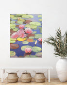 Passion in Pink by Ron Simpkins on GIANT ART - pink flowers nénuphars