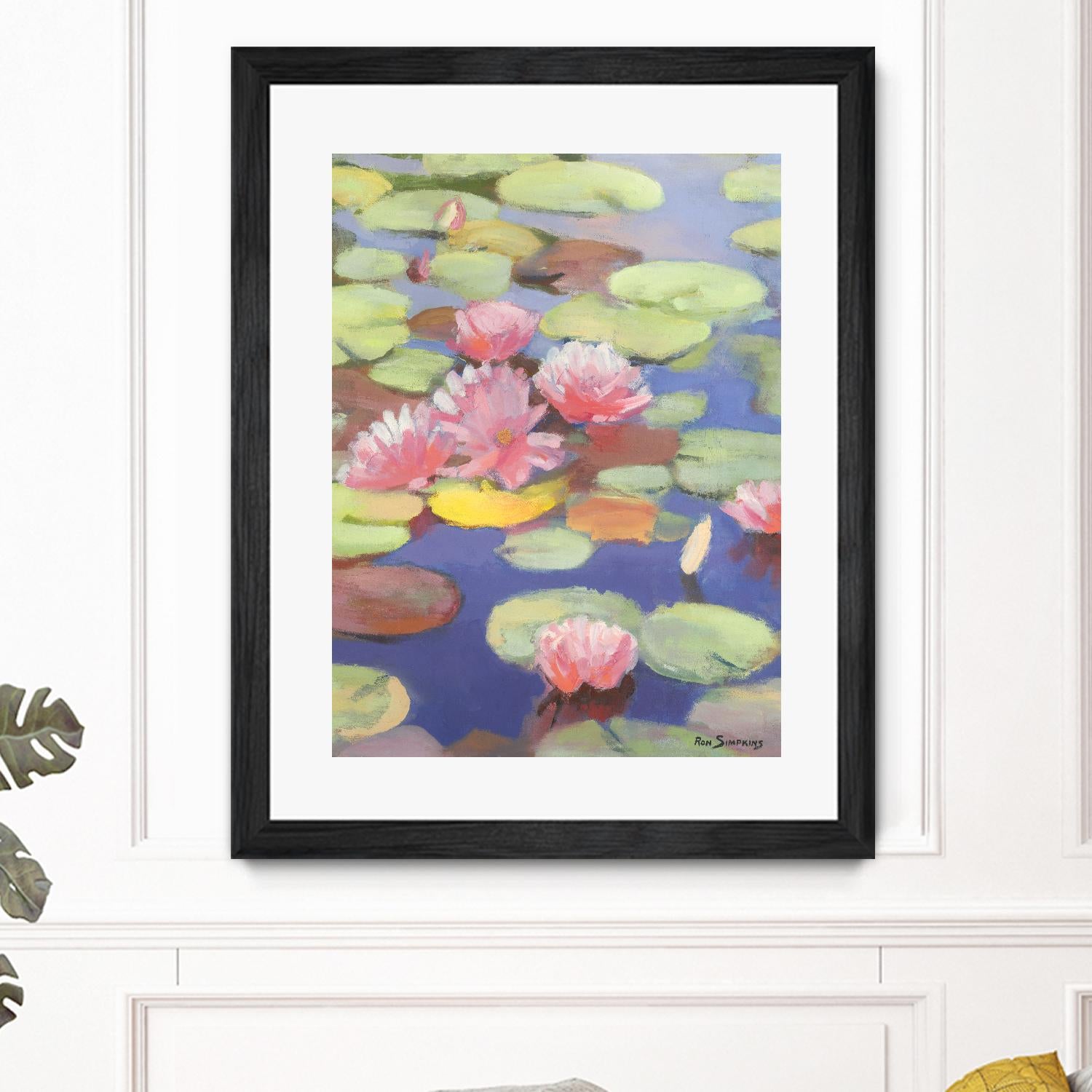 Passion in Pink by Ron Simpkins on GIANT ART - pink flowers nénuphars