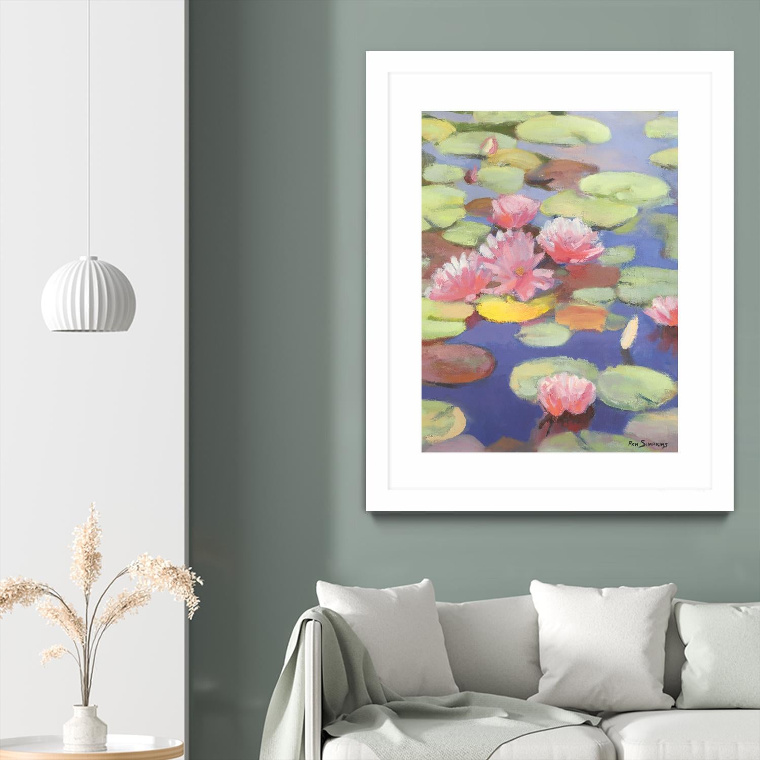 Passion in Pink by Ron Simpkins on GIANT ART - pink flowers nénuphars