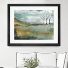 Les trois arbres by Roland Benoît on GIANT ART - grey trees