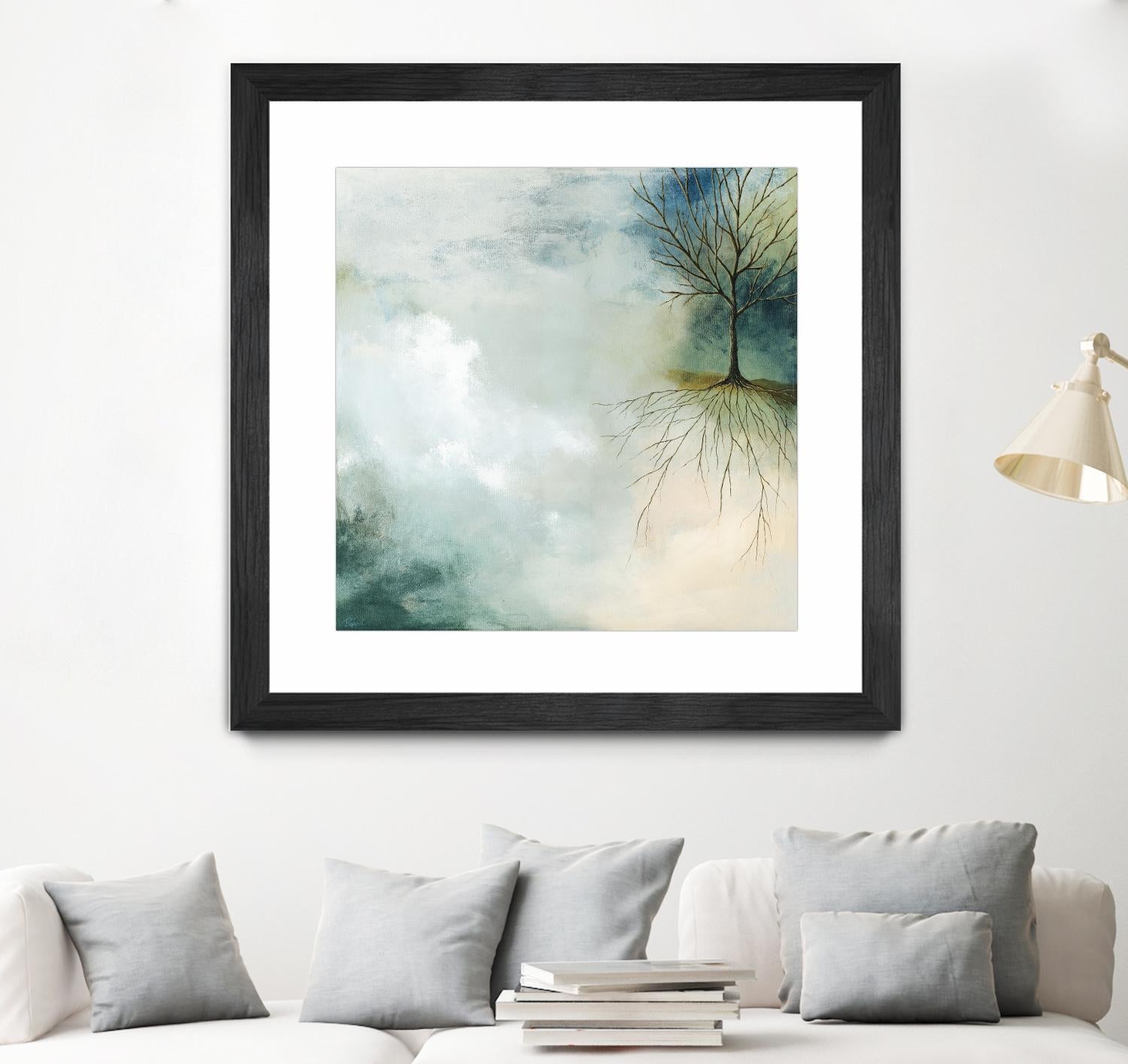 Sur terre comme au ciel by Roland Benoît on GIANT ART - grey trees
