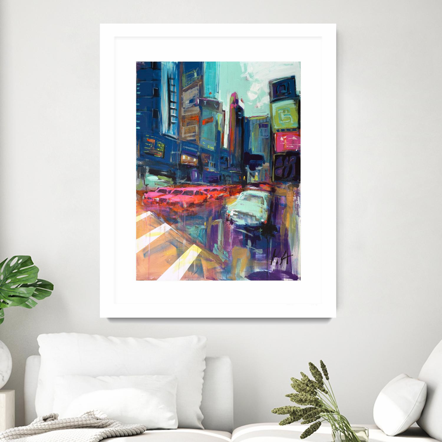 Trafic City by Marc Archambault on GIANT ART - pink architecture artistes du québec