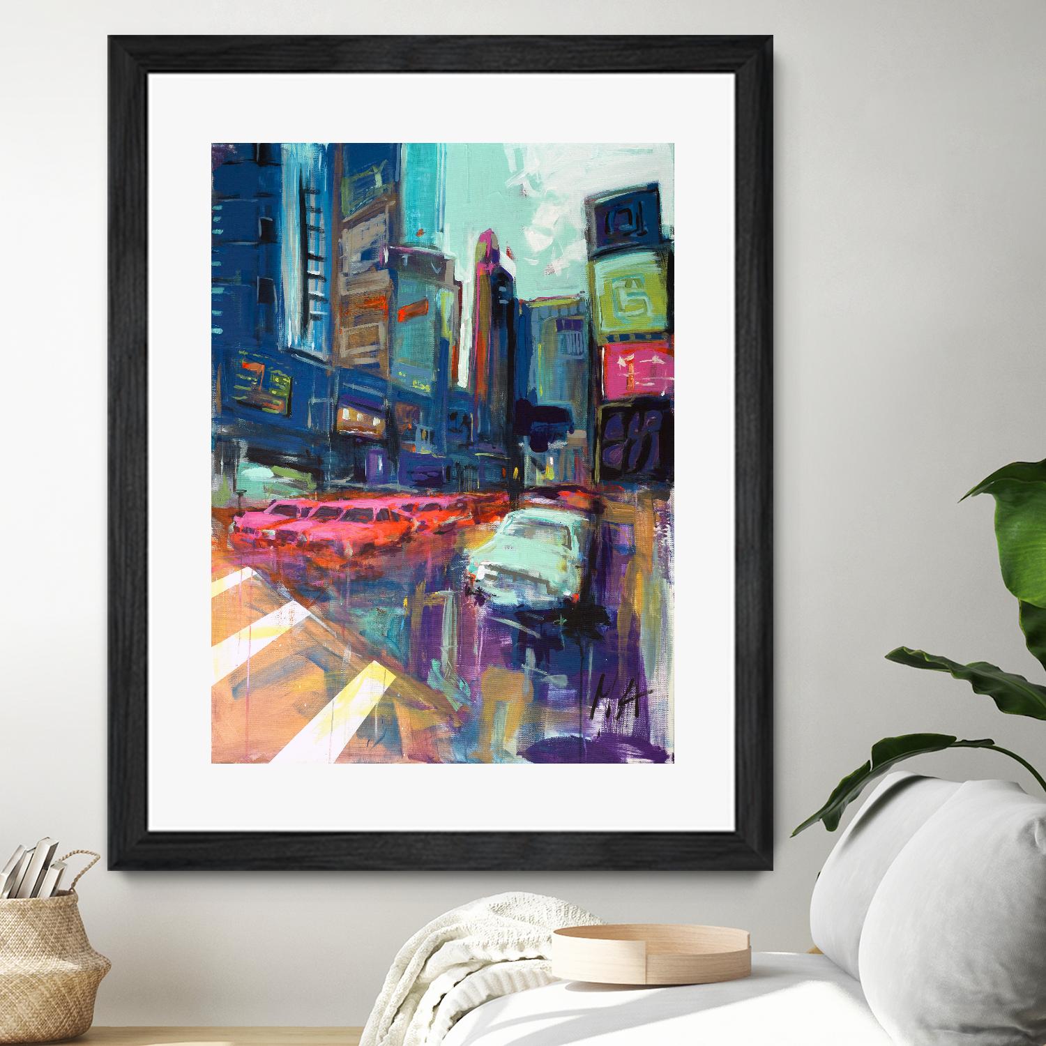 Trafic City by Marc Archambault on GIANT ART - pink architecture artistes du québec