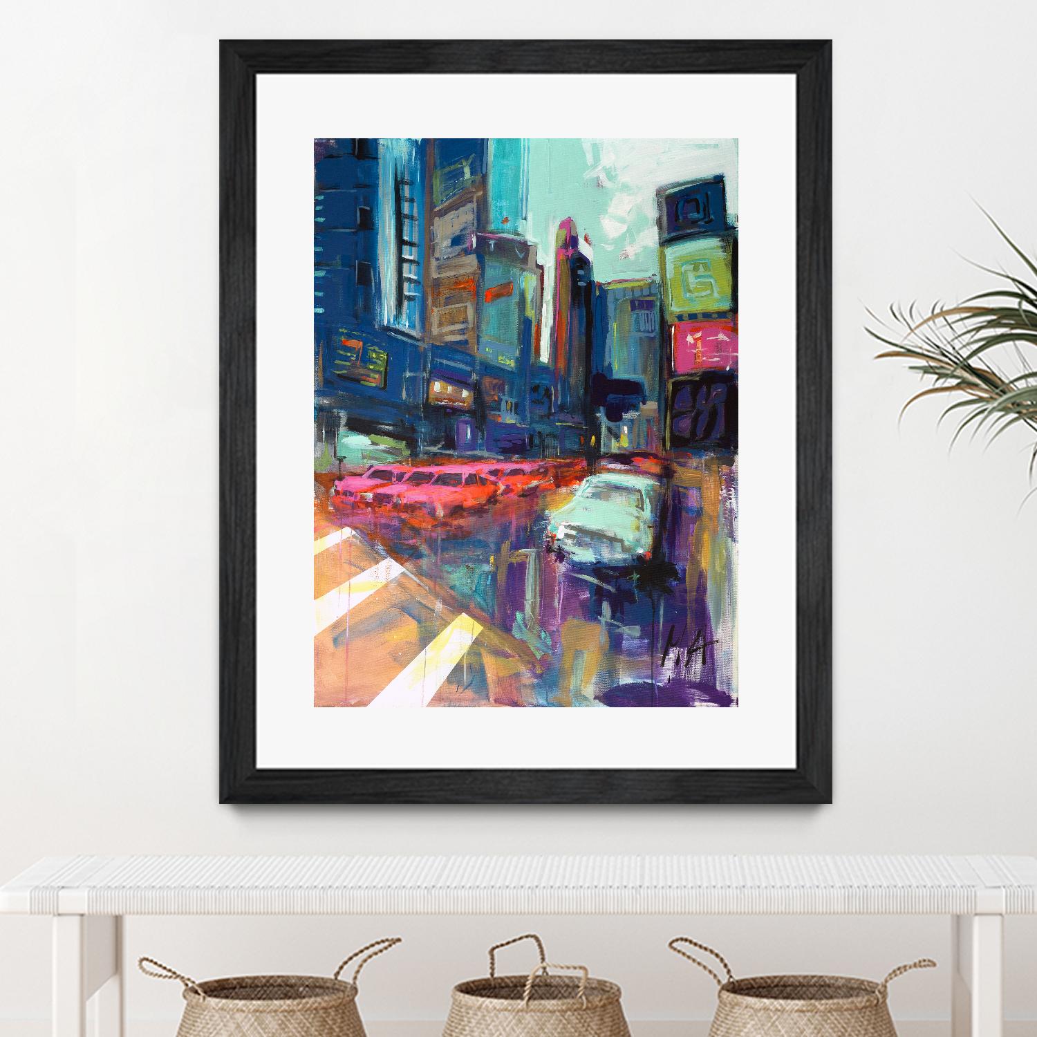 Trafic City by Marc Archambault on GIANT ART - pink architecture artistes du québec