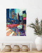 Trafic City by Marc Archambault on GIANT ART - pink architecture artistes du québec