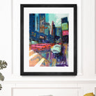 Trafic City by Marc Archambault on GIANT ART - pink architecture artistes du québec