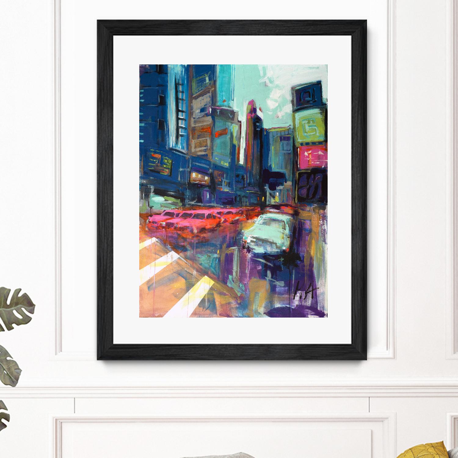 Trafic City by Marc Archambault on GIANT ART - pink architecture artistes du québec