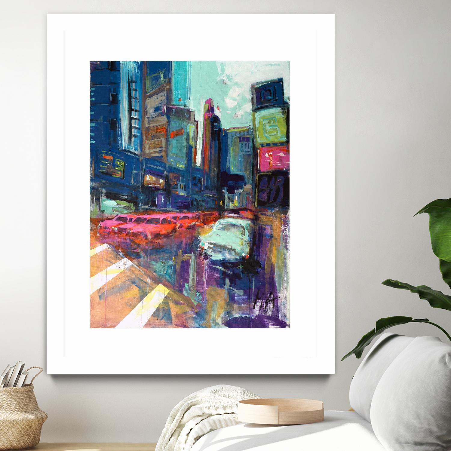 Trafic City by Marc Archambault on GIANT ART - pink architecture artistes du québec