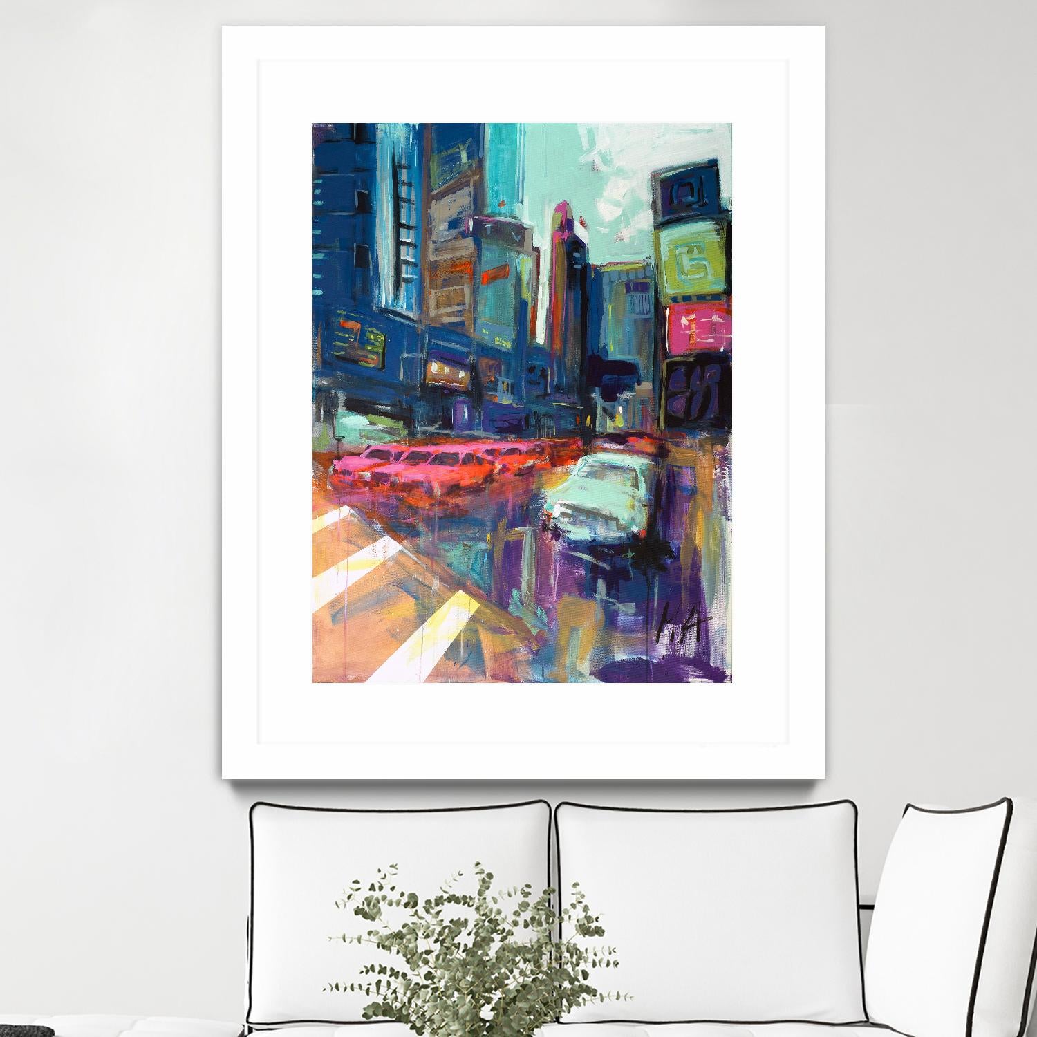 Trafic City by Marc Archambault on GIANT ART - pink architecture artistes du québec