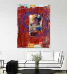 Bonheur by Jacques Clement on GIANT ART - blue abstract