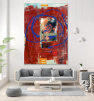 Bonheur by Jacques Clement on GIANT ART - blue abstract