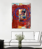 Bonheur by Jacques Clement on GIANT ART - blue abstract