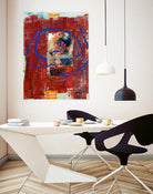 Bonheur by Jacques Clement on GIANT ART - red abstract artistes du québec