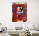 Bonheur by Jacques Clement on GIANT ART - blue abstract