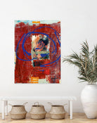 Bonheur by Jacques Clement on GIANT ART - red abstract artistes du québec