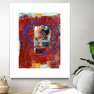 Bonheur by Jacques Clement on GIANT ART - red abstract artistes du québec