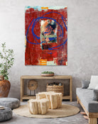 Bonheur by Jacques Clement on GIANT ART - red abstract artistes du québec