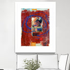 Bonheur by Jacques Clement on GIANT ART - red abstract artistes du québec