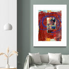 Bonheur by Jacques Clement on GIANT ART - red abstract artistes du québec