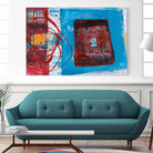 Enthousiasme by Jacques Clement on GIANT ART - blue abstract