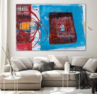 Enthousiasme by Jacques Clement on GIANT ART - blue abstract