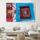 Enthousiasme by Jacques Clement on GIANT ART - blue abstract