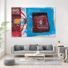 Enthousiasme by Jacques Clement on GIANT ART - blue abstract